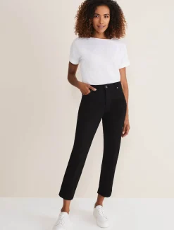 Trousers & Shorts^Phase Eight Ocha Straight Leg Jeans Black