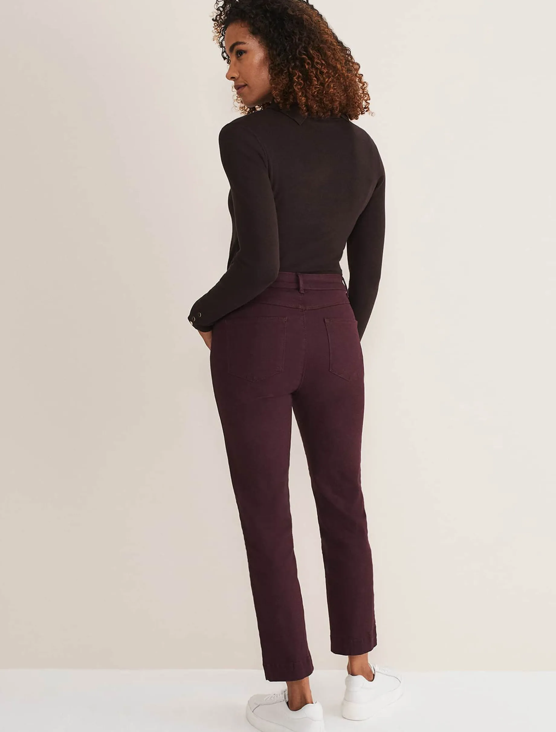 Trousers & Shorts^Phase Eight Ocha Straight Leg Jeans Berry