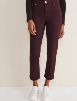 Trousers & Shorts^Phase Eight Ocha Straight Leg Jeans Berry