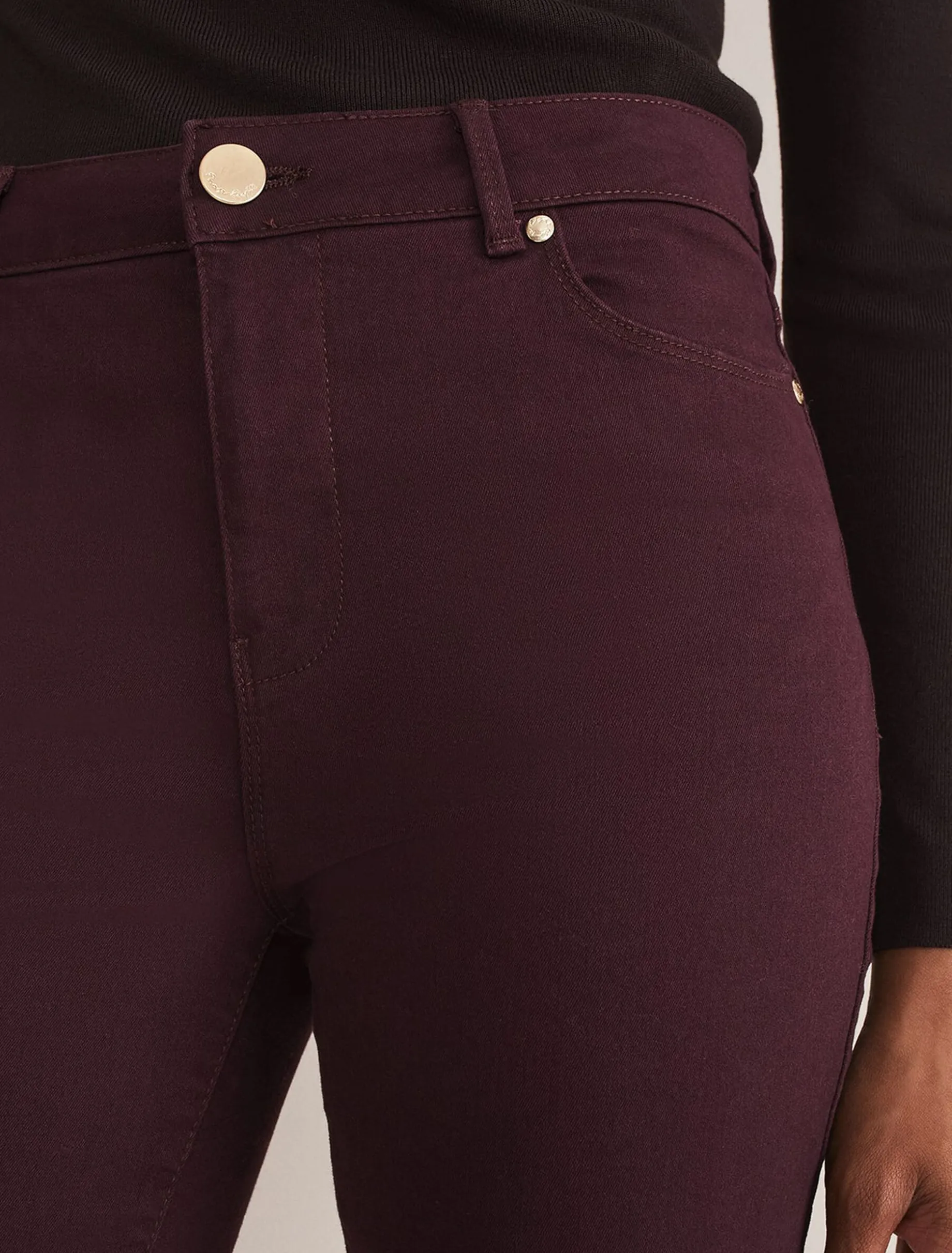 Trousers & Shorts^Phase Eight Ocha Straight Leg Jeans Berry