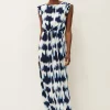 Dresses^Phase Eight Olivia Tie-Dye Maxi Dress Blue