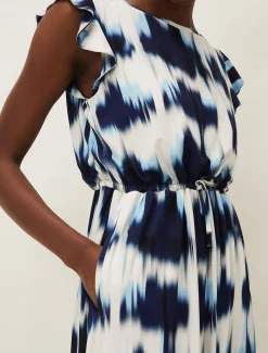 Dresses^Phase Eight Olivia Tie-Dye Maxi Dress Blue