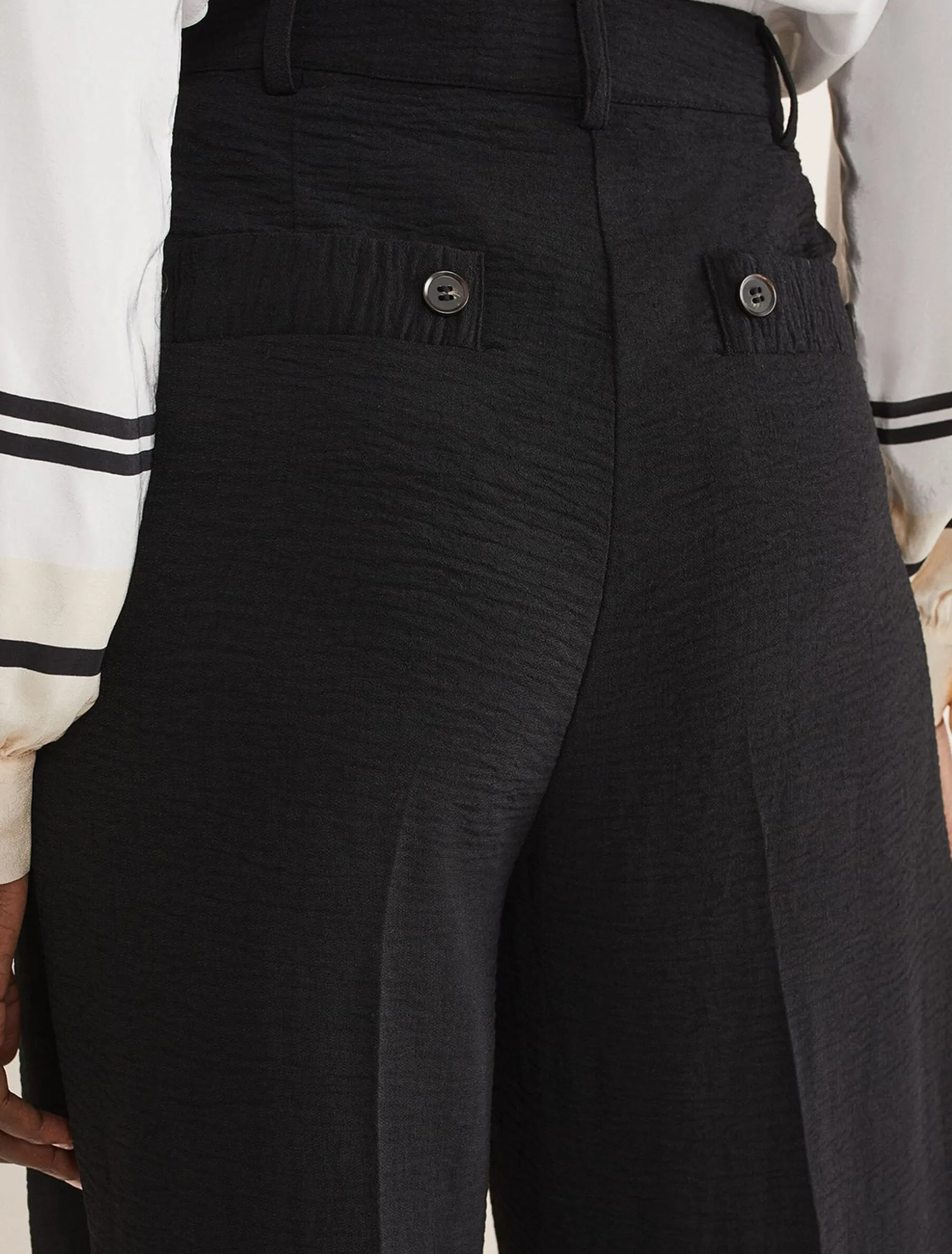 Trousers & Shorts^Phase Eight Opal Wide Leg Trousers Black