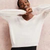 Knitwear^Phase Eight Ophelia Wool Cashmere V Neck Jumper Petal Pink