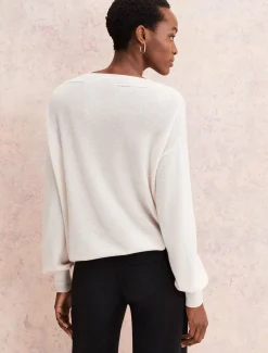 Knitwear^Phase Eight Ophelia Wool Cashmere V Neck Jumper Petal Pink
