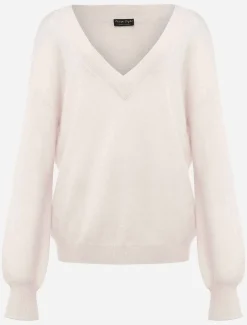 Knitwear^Phase Eight Ophelia Wool Cashmere V Neck Jumper Petal Pink