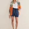 Trousers & Shorts^Phase Eight Paige Denim Shorts Mid Wash