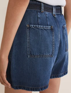 Trousers & Shorts^Phase Eight Paige Denim Shorts Mid Wash