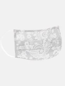 Scarves & Ponchos^Phase Eight Paisley Print Face Mask Grey/Ivory