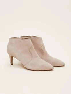 Heels^Phase Eight Panelled Shoe Boots Neutral