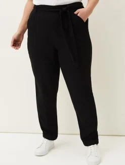 Trousers & Shorts^Phase Eight Penelope Crepe Trousers Black