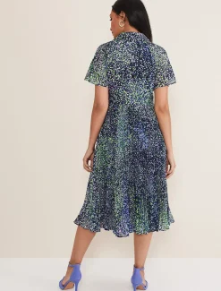Dresses^Phase Eight Petite Amelia Shirt Dress Navy/Multi