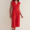 Dresses^Phase Eight Petite Nicky Ruffle Jumpsuit Fire