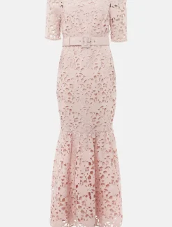 Dresses^Phase Eight Petite Tallula Lace Bardot Maxi Dress Petal Pink
