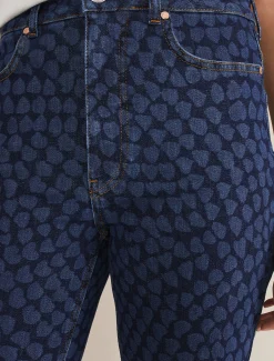 Trousers & Shorts^Phase Eight Petra Heart Straight Leg Jeans Mid Blue