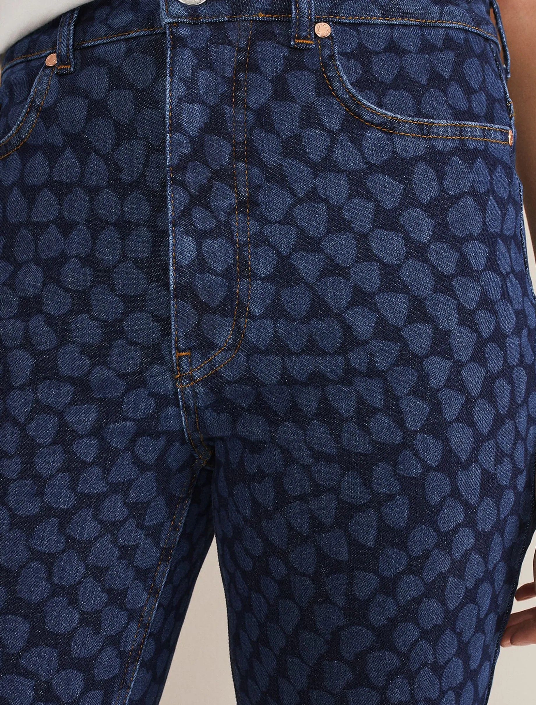 Trousers & Shorts^Phase Eight Petra Heart Straight Leg Jeans Mid Blue