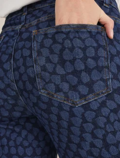 Trousers & Shorts^Phase Eight Petra Heart Straight Leg Jeans Mid Blue