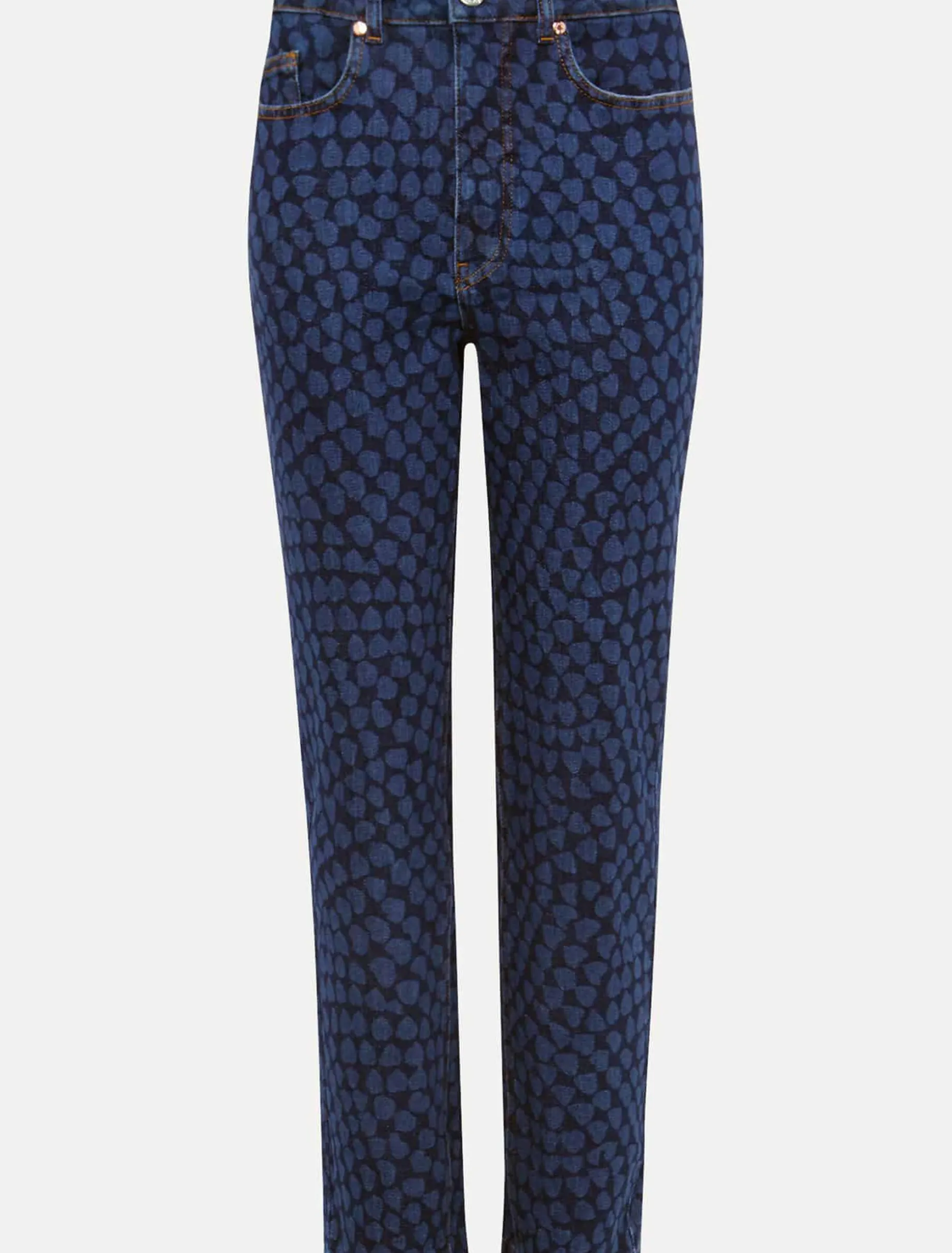 Trousers & Shorts^Phase Eight Petra Heart Straight Leg Jeans Mid Blue