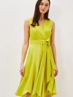 Dresses^Phase Eight Philis Panelled Dress Lime