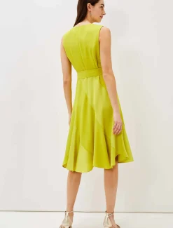 Dresses^Phase Eight Philis Panelled Dress Lime