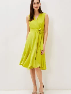 Dresses^Phase Eight Philis Panelled Dress Lime