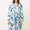 Pyjamas^Phase Eight Piera Palm Print Robe Multi-Coloured