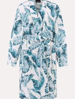 Pyjamas^Phase Eight Piera Palm Print Robe Multi-Coloured