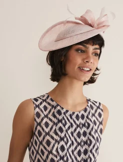 Fascinators & Hats^Phase Eight Pink Disc Fascinator Cameo