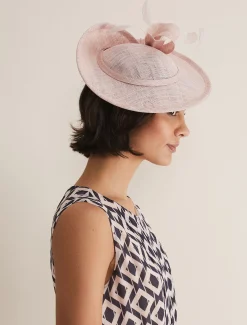 Fascinators & Hats^Phase Eight Pink Disc Fascinator Cameo