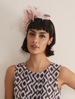 Fascinators & Hats^Phase Eight Pink Flower Headband Cameo