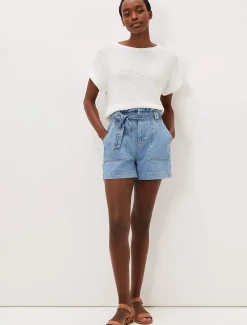Trousers & Shorts^Phase Eight Pollie Cargo Short Denim