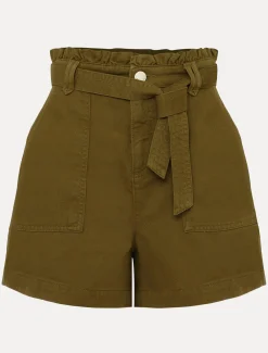 Trousers & Shorts^Phase Eight Pollie Denim Cargo Shorts Khaki