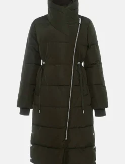 Coats^Phase Eight Rae Asymetric Puffer Green