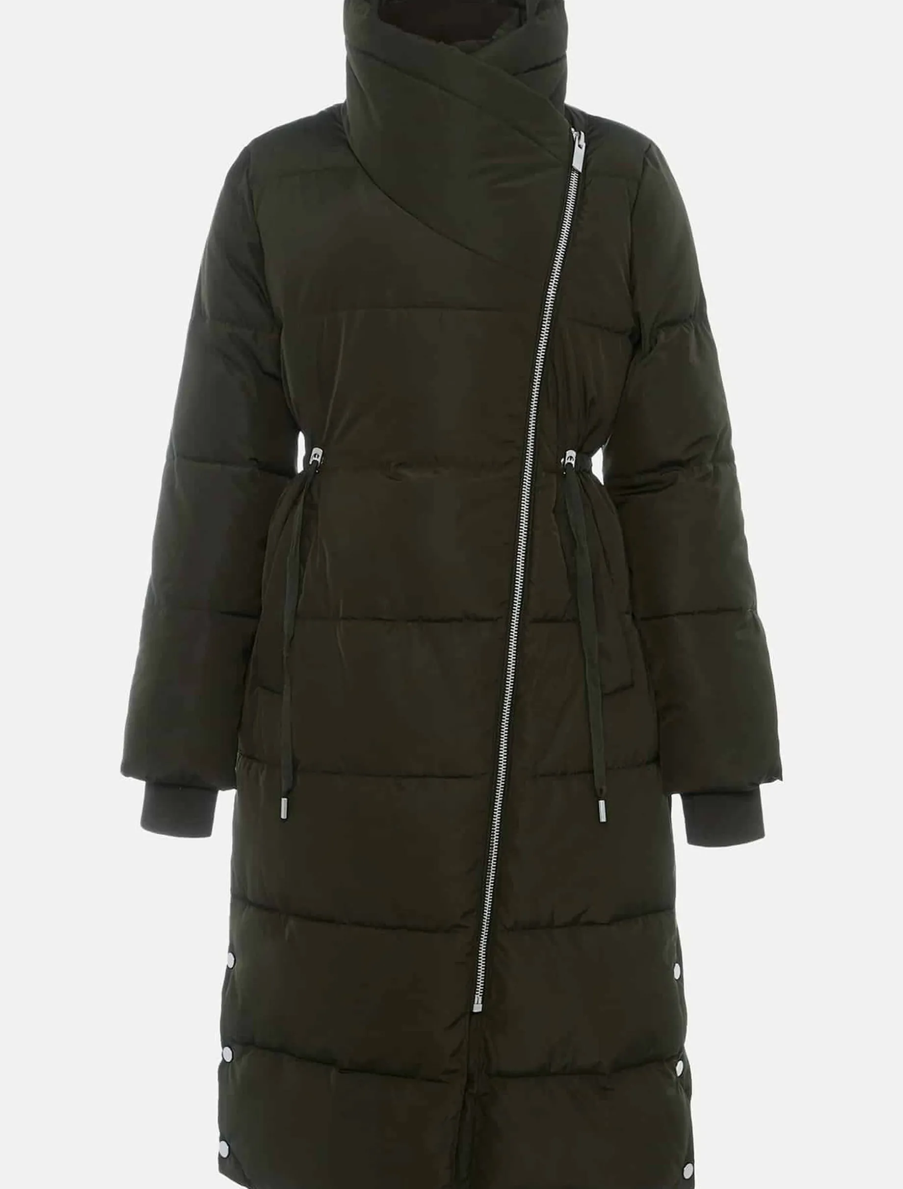 Coats^Phase Eight Rae Asymetric Puffer Green