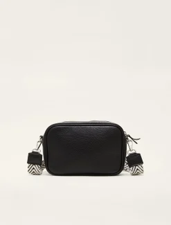Bags^Phase Eight Reagan Leather Cross Body Strap Bag Black