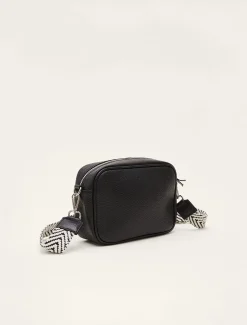 Bags^Phase Eight Reagan Leather Cross Body Strap Bag Black