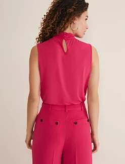 Tops & T-Shirts^Phase Eight Reign Jersey Top Hot Pink