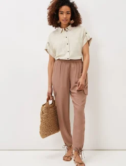 Trousers & Shorts^Phase Eight Rina Utility Jogger Mocha