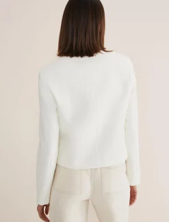 Jackets^Phase Eight Ripley Tweed Jacket Ivory