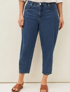 Trousers & Shorts^Phase Eight Romilly Barrel Leg Jean Indigo