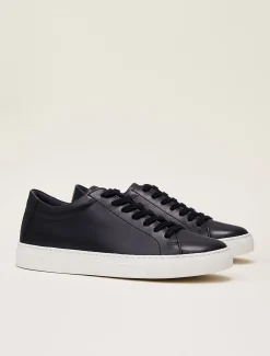 Trainers^Phase Eight Rosanna Leather Trainers Navy