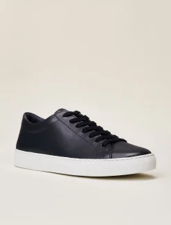 Trainers^Phase Eight Rosanna Leather Trainers Navy