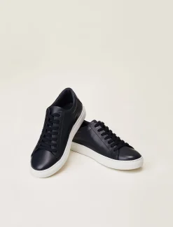 Trainers^Phase Eight Rosanna Leather Trainers Navy