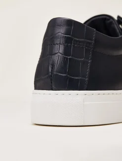 Trainers^Phase Eight Rosanna Leather Trainers Navy