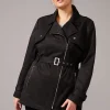 Jackets^Phase Eight Rose Soft Biker Coat Black