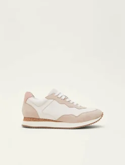 Flats^Phase Eight Runner Trainer Beige