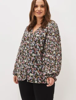 Shirts & Blouses^Phase Eight Sadie Floral Blouse Multi/Pink