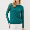 Tops & T-Shirts^Phase Eight Sakuro Burnout Top Teal
