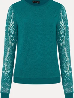 Tops & T-Shirts^Phase Eight Sakuro Burnout Top Teal
