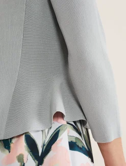 Jackets^Phase Eight Salma Flare Hem Knitted Jacket Eau De Nil